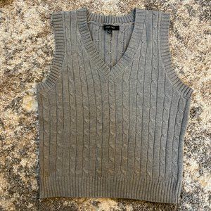 Cable Knit Sweater Vest